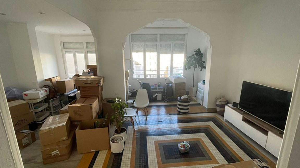 Antes · Vivienda en el Ensanche de Valencia